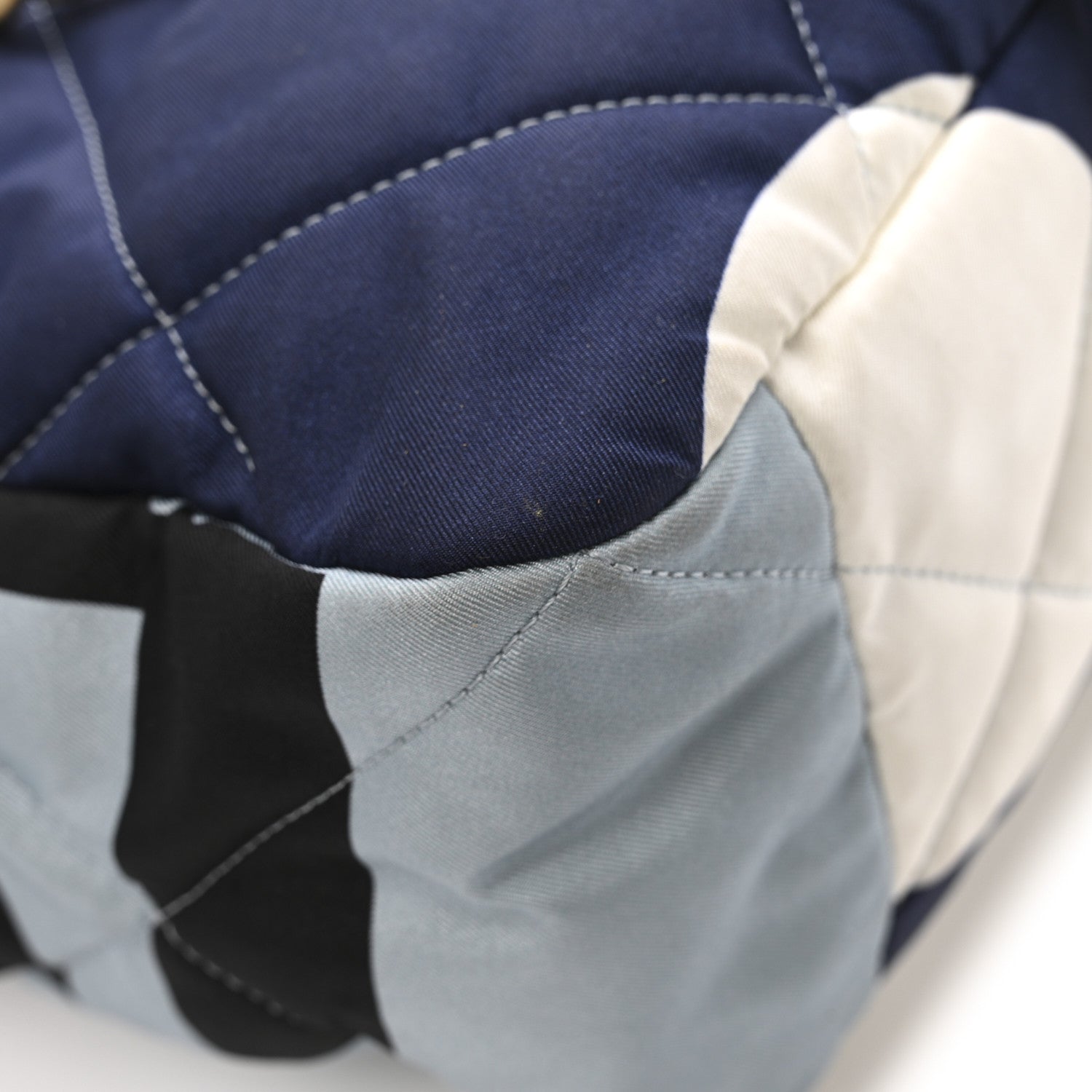 Chanel Silk Maxi Scarf Chanel 19 Flap Black Blue White 15 of 15