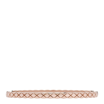 Chanel 18K Beige Gold Mini Coco Crush Bangle Bracelet S 2 of 4
