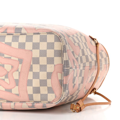 Louis Vuitton Damier Azur Tahitienne Neverfull MM 13 of 18