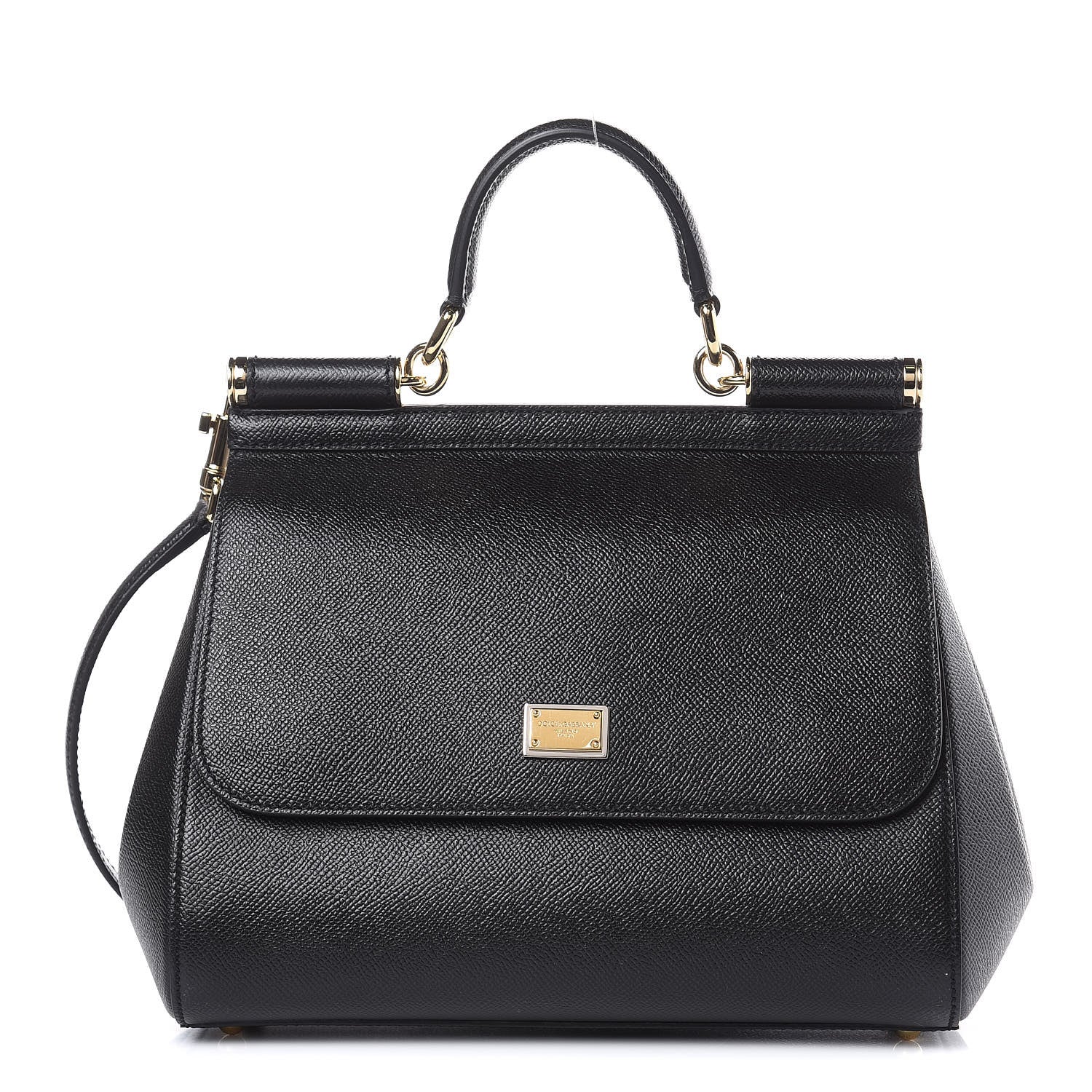 Dolce & Gabbana Dauphine Medium Miss Sicily Satchel Black 1 of 8