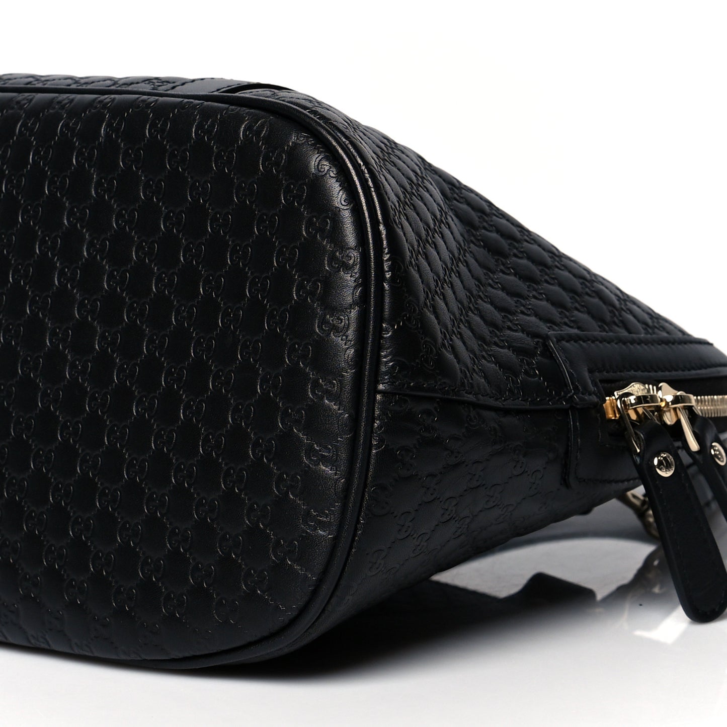 Microguccissima Medium Dome Bag Black