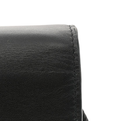 Saint Laurent Smooth Calfskin Small Classic Monogram Portefeuille On Chain Black 13 of 13