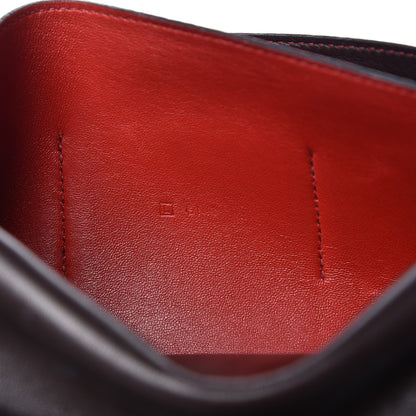 Hermes Togo Dogon Duo Wallet Chocolate Rouge Garance 10 of 14