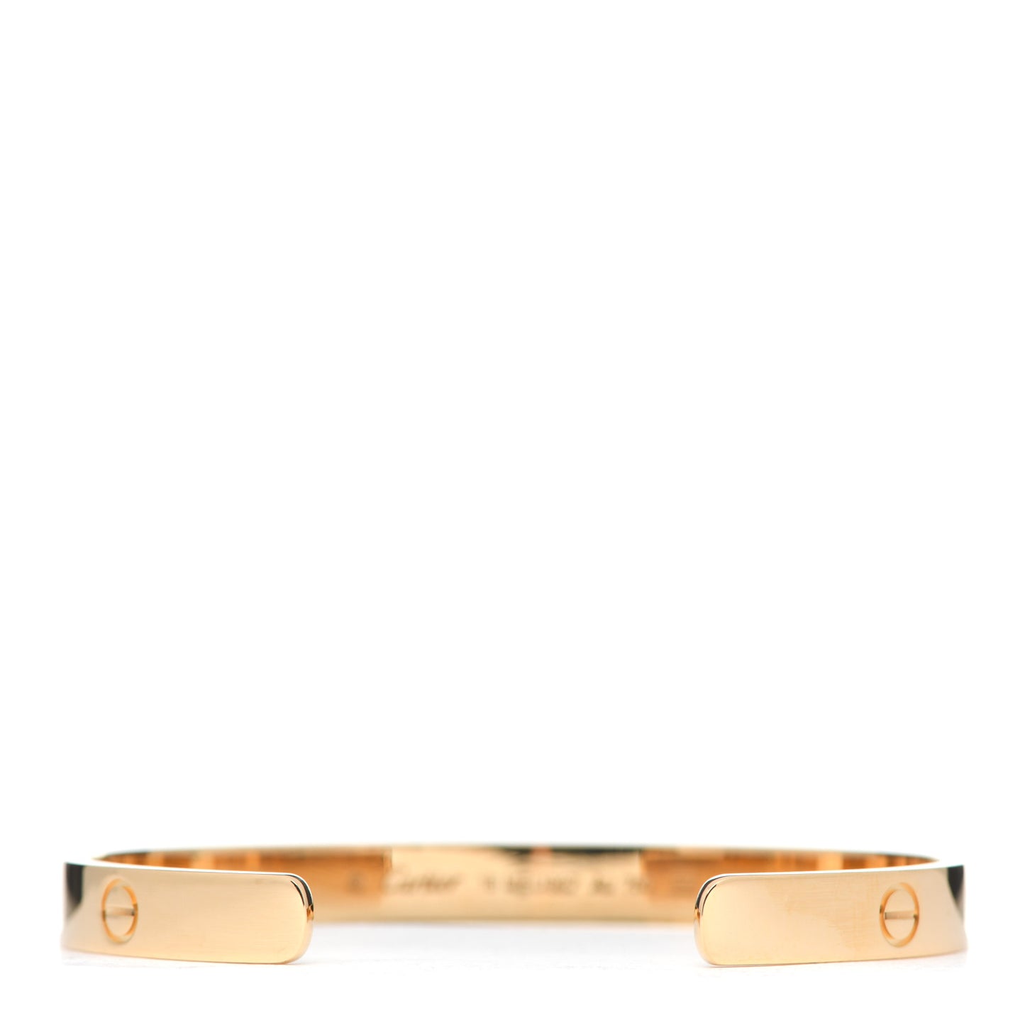 18K Yellow Gold LOVE Cuff Bracelet 18