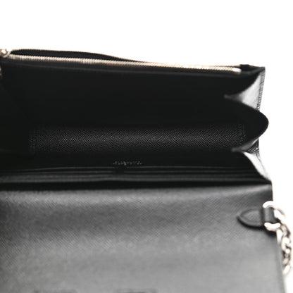 Louis Vuitton Epi Twist Chain Wallet Black 5 of 9