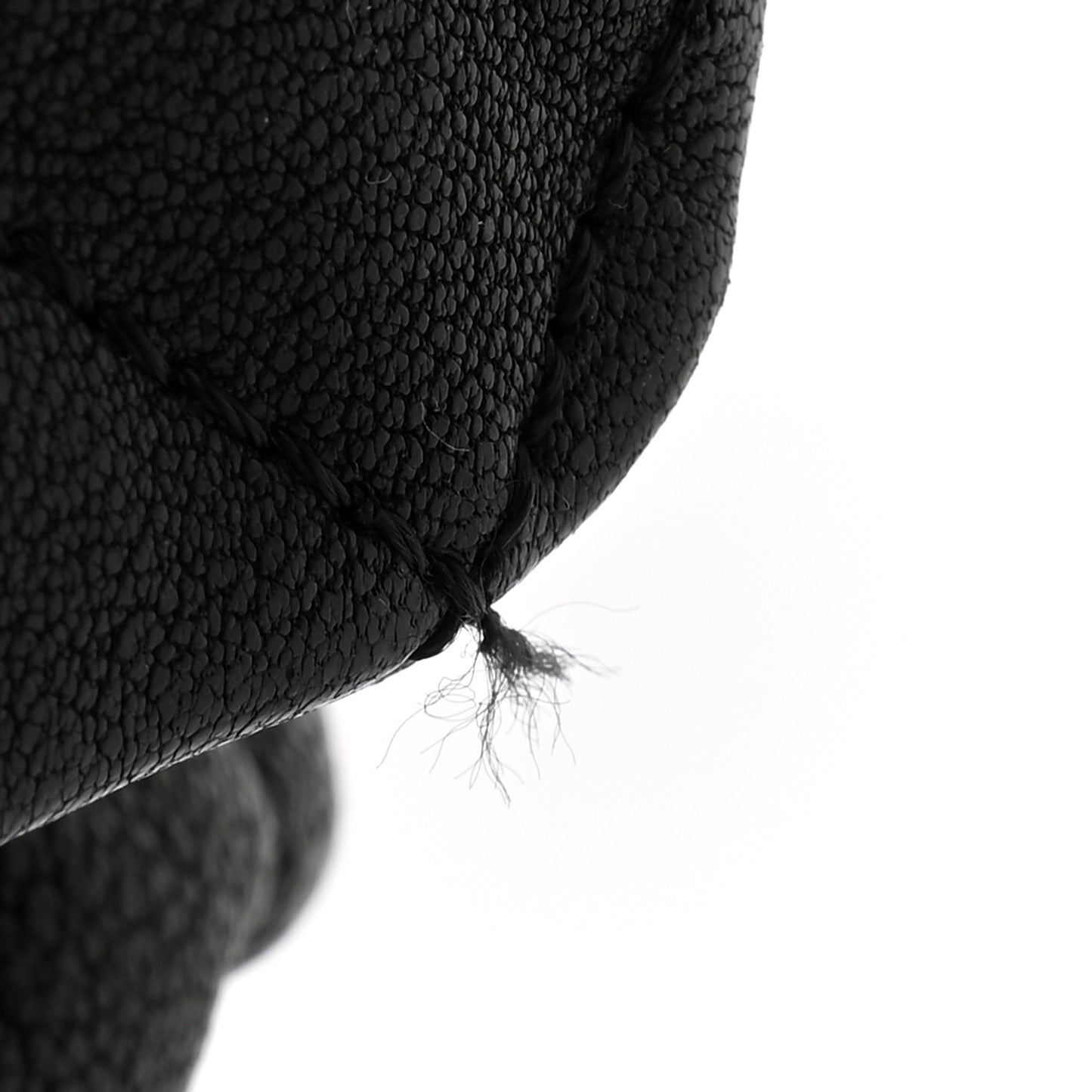 Washed Lambskin Quilted Mini Chain Around Flap Black