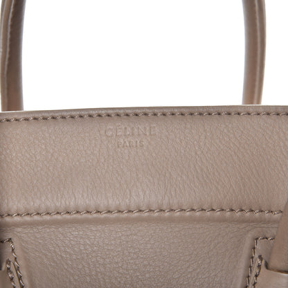 Celine Supple Calfskin Medium Phantom Luggage Beige 10 of 17