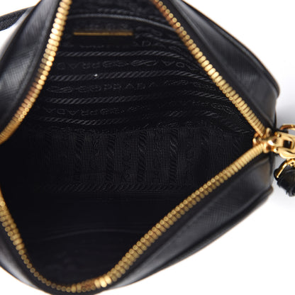 Prada Saffiano Mini Camera Crossbody Bag Black 8 of 11