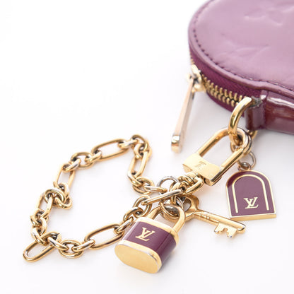 Louis Vuitton Vernis Heart Coin Purse Violet 7 of 8
