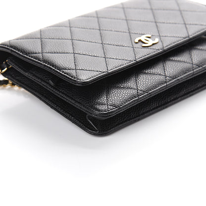 Chanel Caviar Quilted Wallet On Chain WOC Black 7 of 8