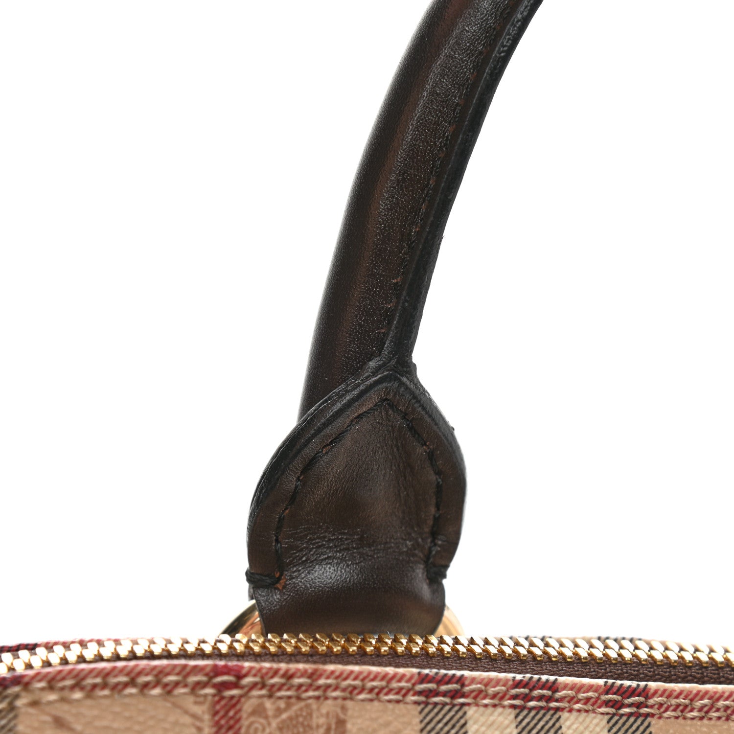 Burberry Haymarket Check Picadilly Bowler Brown 13 of 15