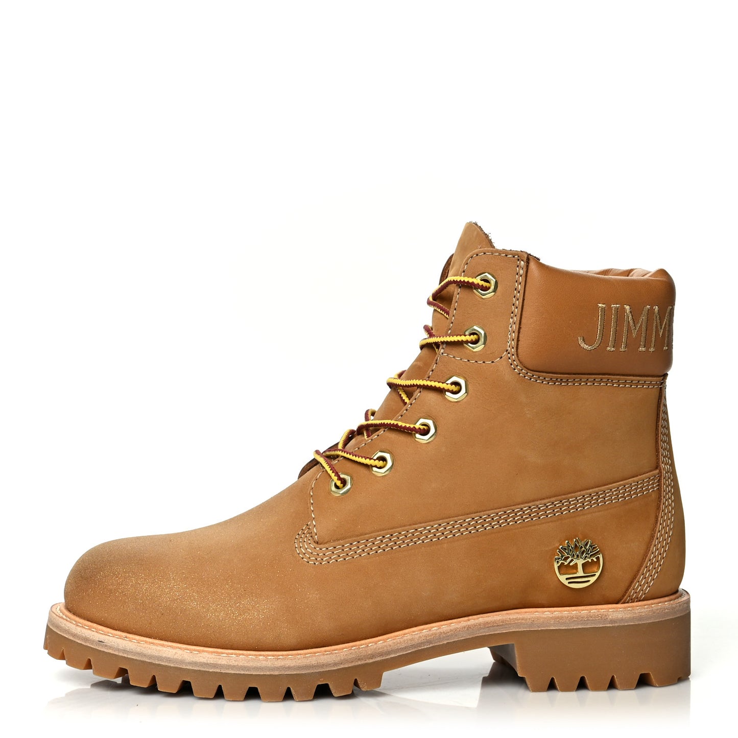 X TIMBERLAND Nubuck Glitter Ankle Boots 10 Wheat