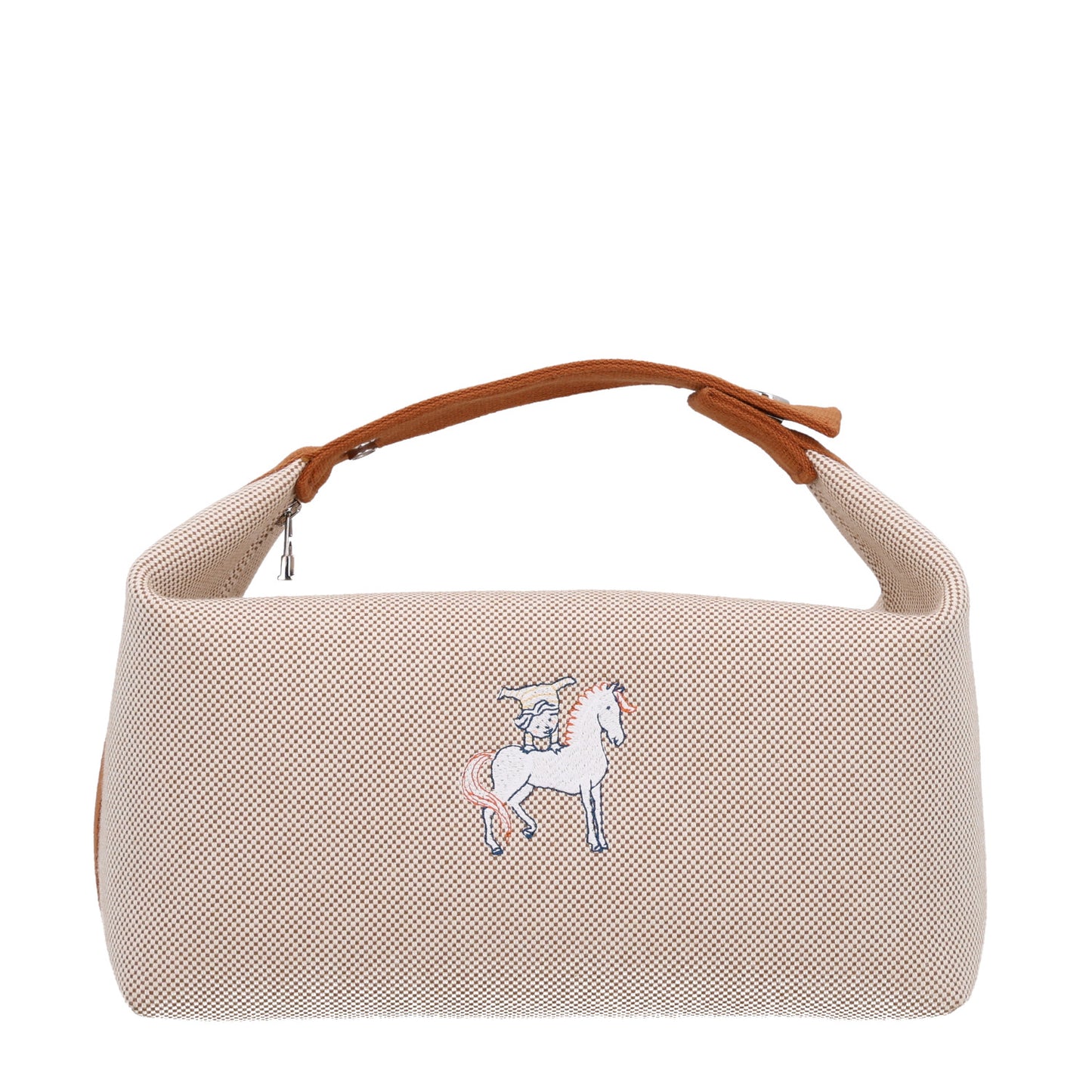Canvas Large Bride-A-Brac Cabriole Case Biscuit