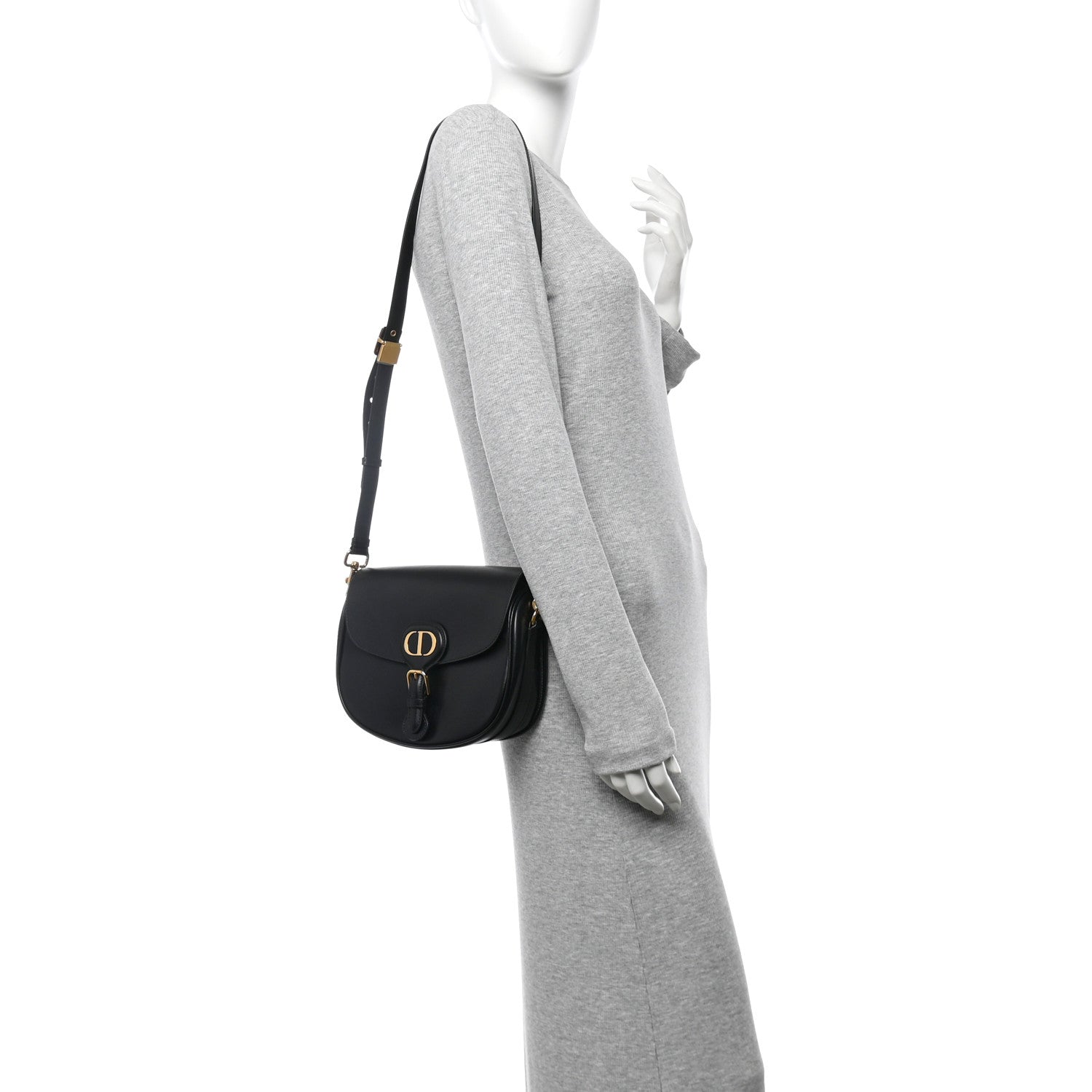 Christian Dior Box Calfskin Medium Bobby Flap Black 2 of 13