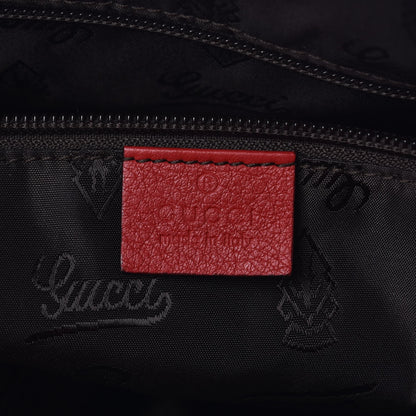 Gucci Guccissima Large Carry On Duffle Red 6 of 15