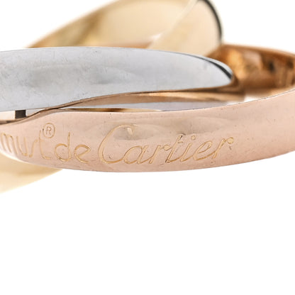 Cartier 18K Pink Yellow White Gold Classic Les Must De Cartier Trinity Ring 51 5.75 4 of 6