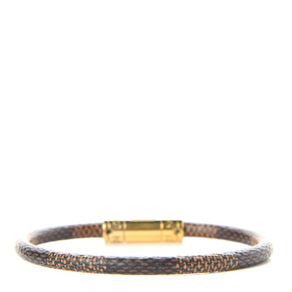Louis Vuitton Damier Ebene Keep It Bracelet 19 3 of 4