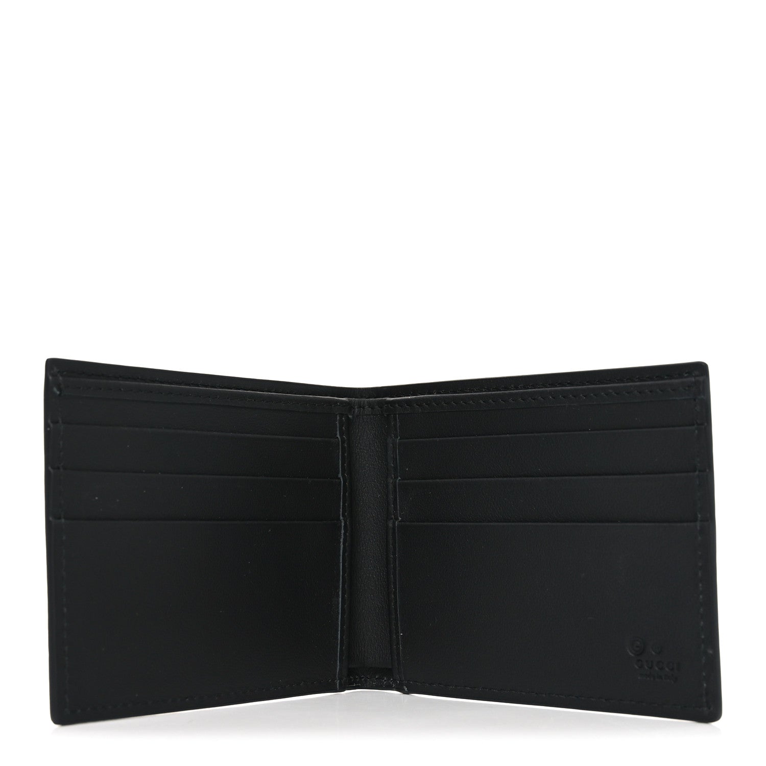 Gucci Microguccissima Bi-Fold Wallet Black 5 of 7