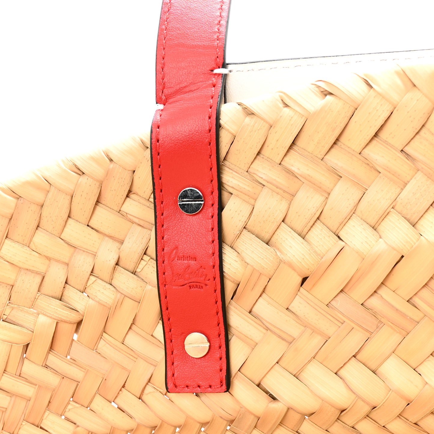 Woven Straw Loubishore Tote Natural Snow