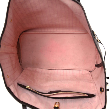 Louis Vuitton Damier Ebene Neo Neverfull MM Rose Ballerine 5 of 24