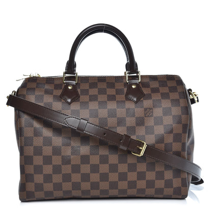 Louis Vuitton Damier Ebene Speedy Bandouliere 30 1 of 9