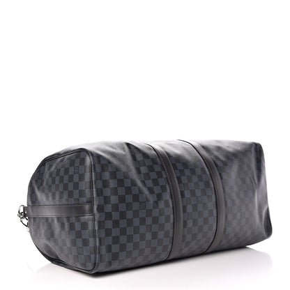 Louis Vuitton Damier Cobalt Keepall Bandouliere 55 4 of 9