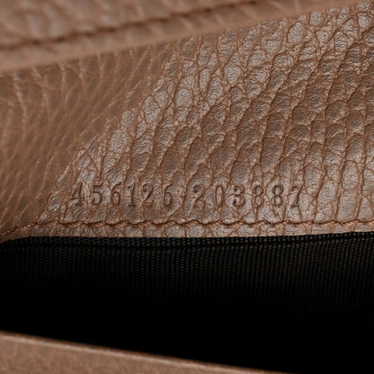 Gucci Pebbled Calfskin GG Marmont Card Case Porcelain Rose 7 of 7