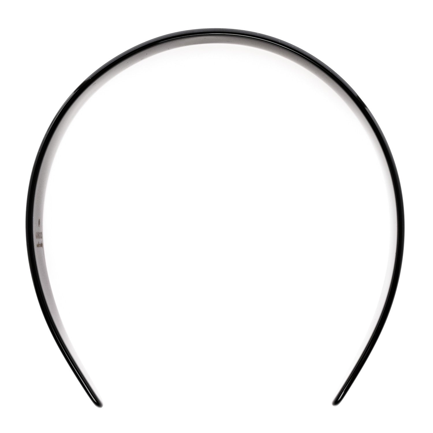 Gucci Resin Crystal Interlocking G Headband Black 3 of 6