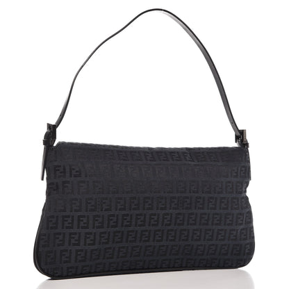 Fendi Zucchino Baguette Black 3 of 6
