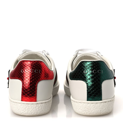 Gucci Calfskin Web Studded Womens Arrow Ace Sneakers 35.5 White 6 of 13