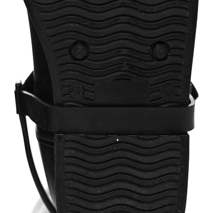Givenchy PVC Chain Strap Rain Boots 40 Black 6 of 7