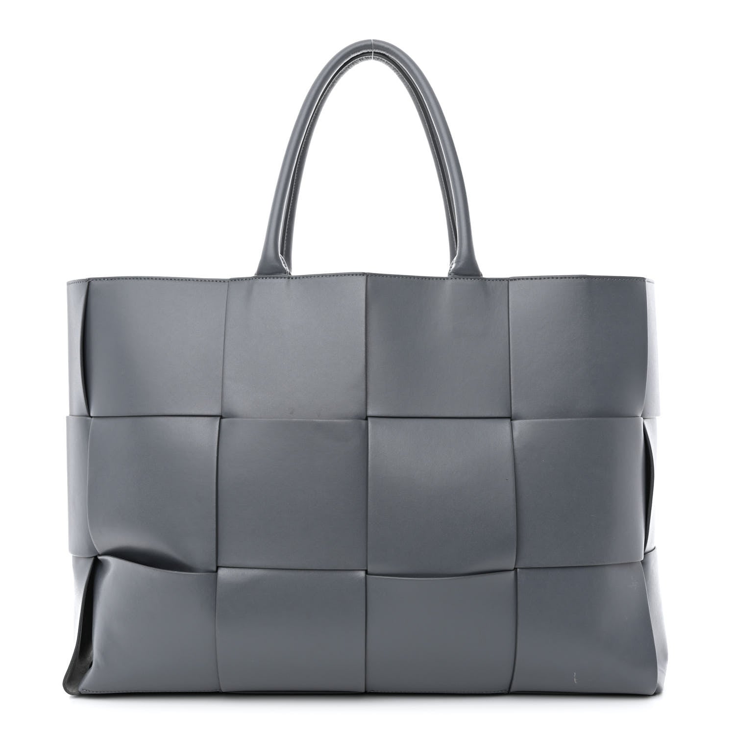 Bottega Veneta Nappa Maxi Intrecciato Mens Arco Tote Thunder 3 of 13