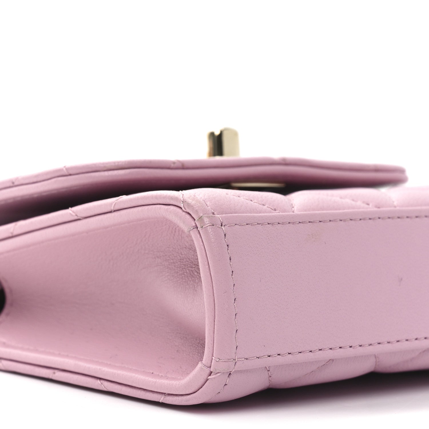 Chanel Lambskin Quilted Mini Trendy CC Clutch With Chain Pink 8 of 10