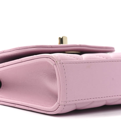Chanel Lambskin Quilted Mini Trendy CC Clutch With Chain Pink 8 of 10