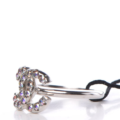 Chanel Crystal CC Ring 54 Iridescent 3 of 6