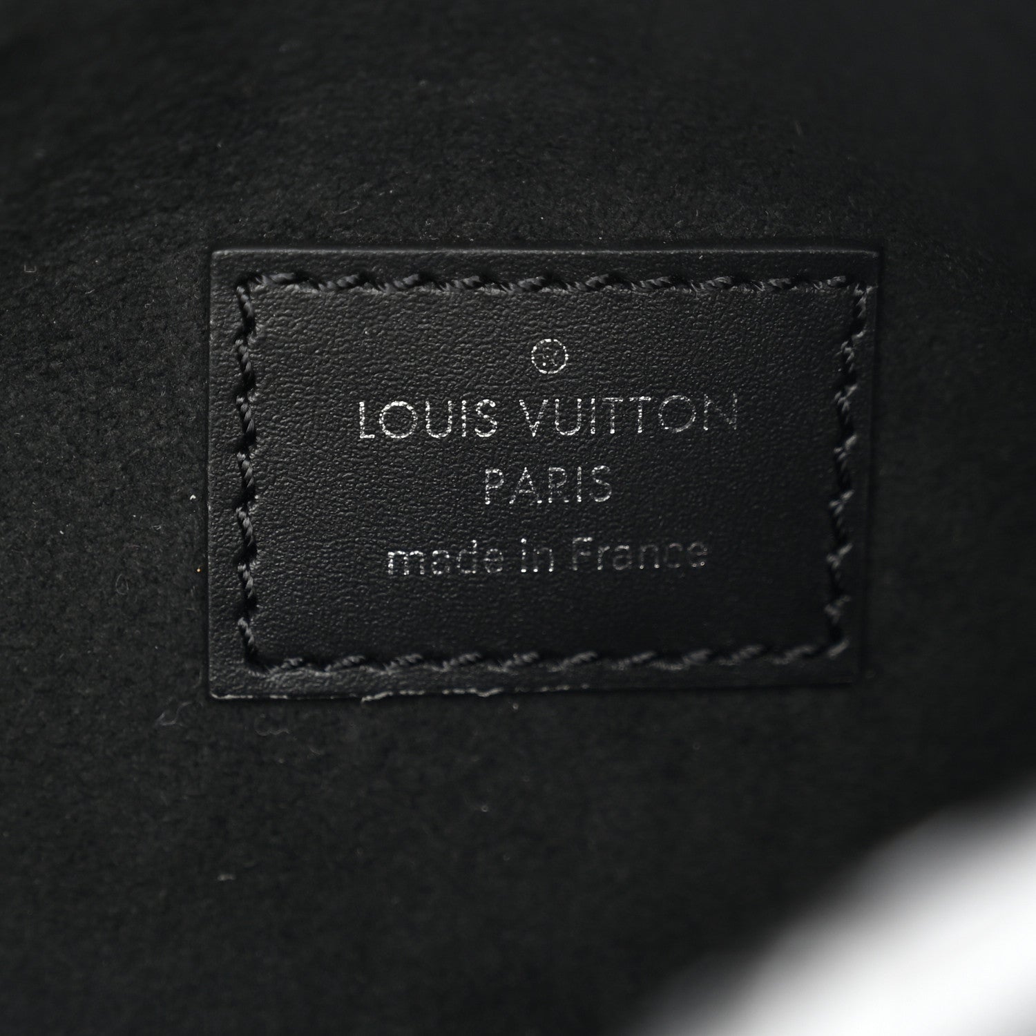 Louis Vuitton Calfskin Debossed Monogram Side Trunk Black 6 of 9