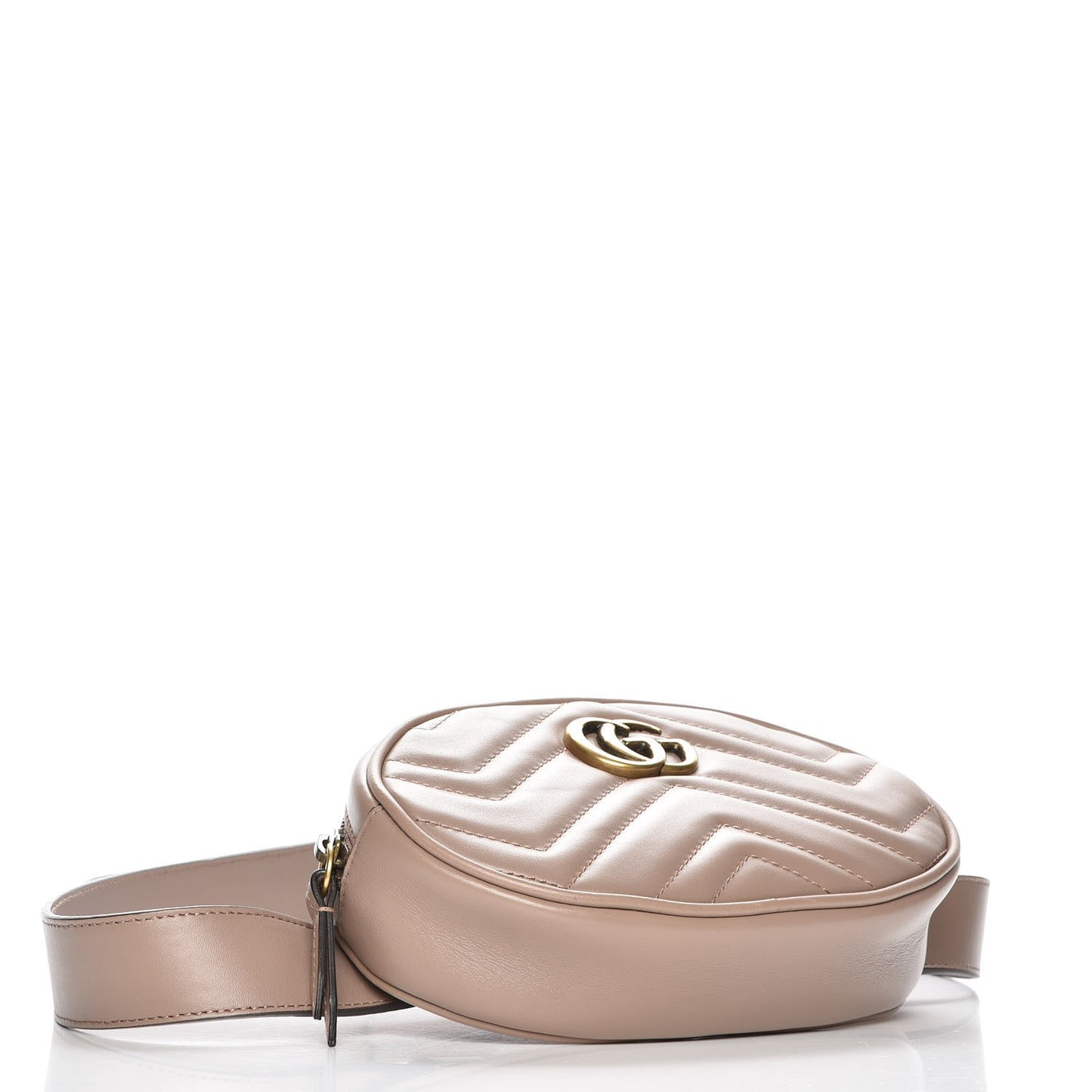 Calfskin Matelasse GG Marmont Belt Bag 95 38 Porcelain Rose