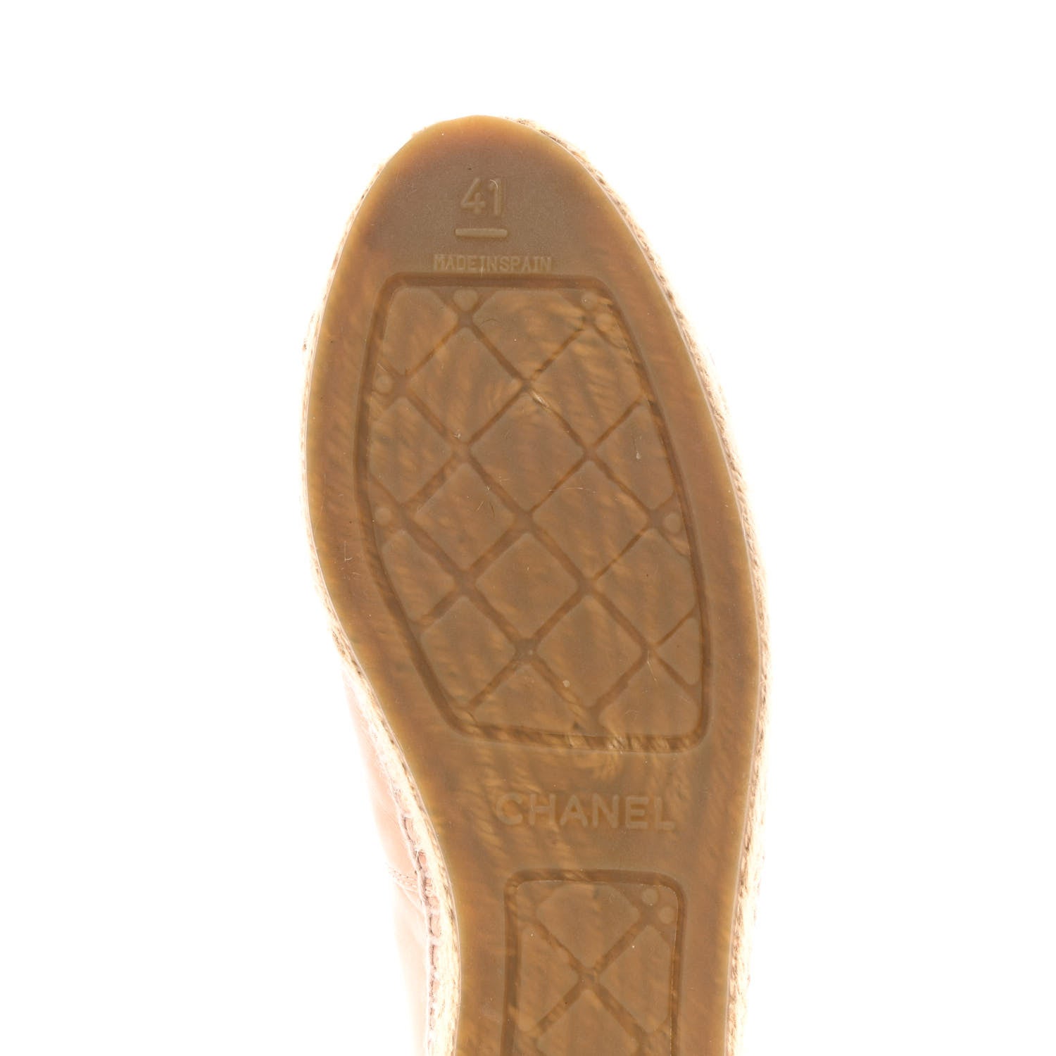 Chanel Lambskin CC Espadrilles 41 Beige 8 of 14