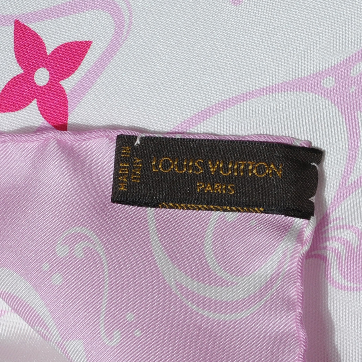 Louis Vuitton Silk Murakami Multicolor Boyfriend Wave Scarf 6 of 6