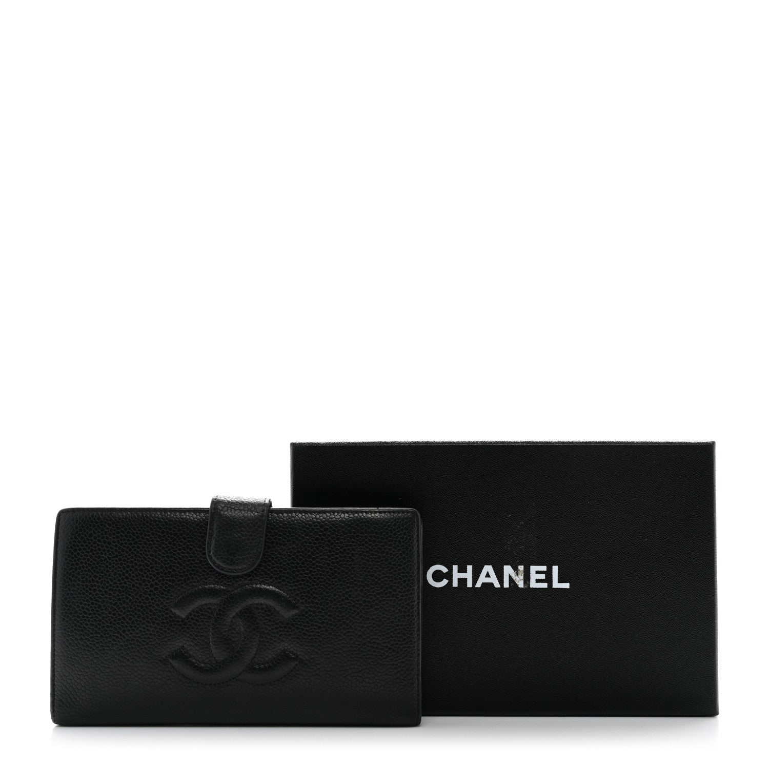 Chanel Caviar Timeless CC French Wallet Black 14 of 14