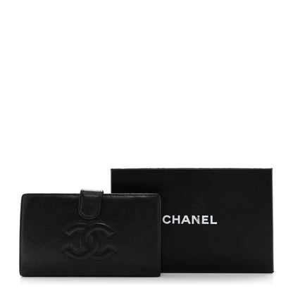 Chanel Caviar Timeless CC French Wallet Black 14 of 14