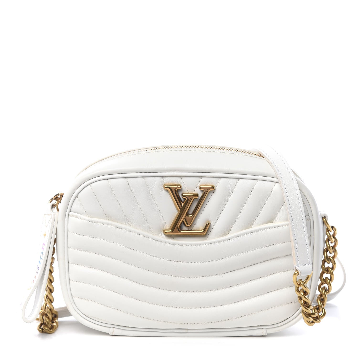Louis Vuitton Calfskin New Wave Camera Bag White 1 of 12