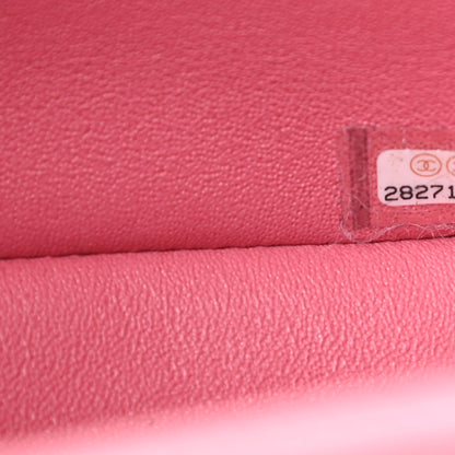 Chanel Lambskin Quilted Mini Rectangular Flap Pink 7 of 10