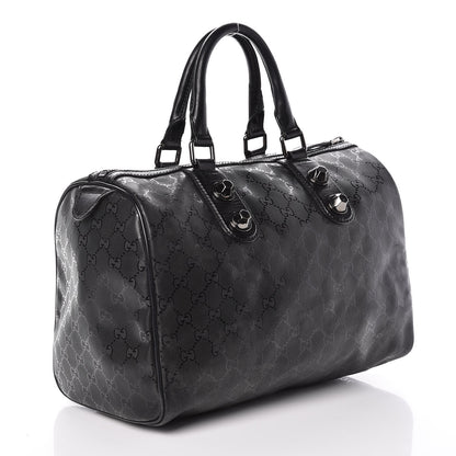 Gucci Imprime Monogram Medium Joy Stud Boston Black 3 of 10