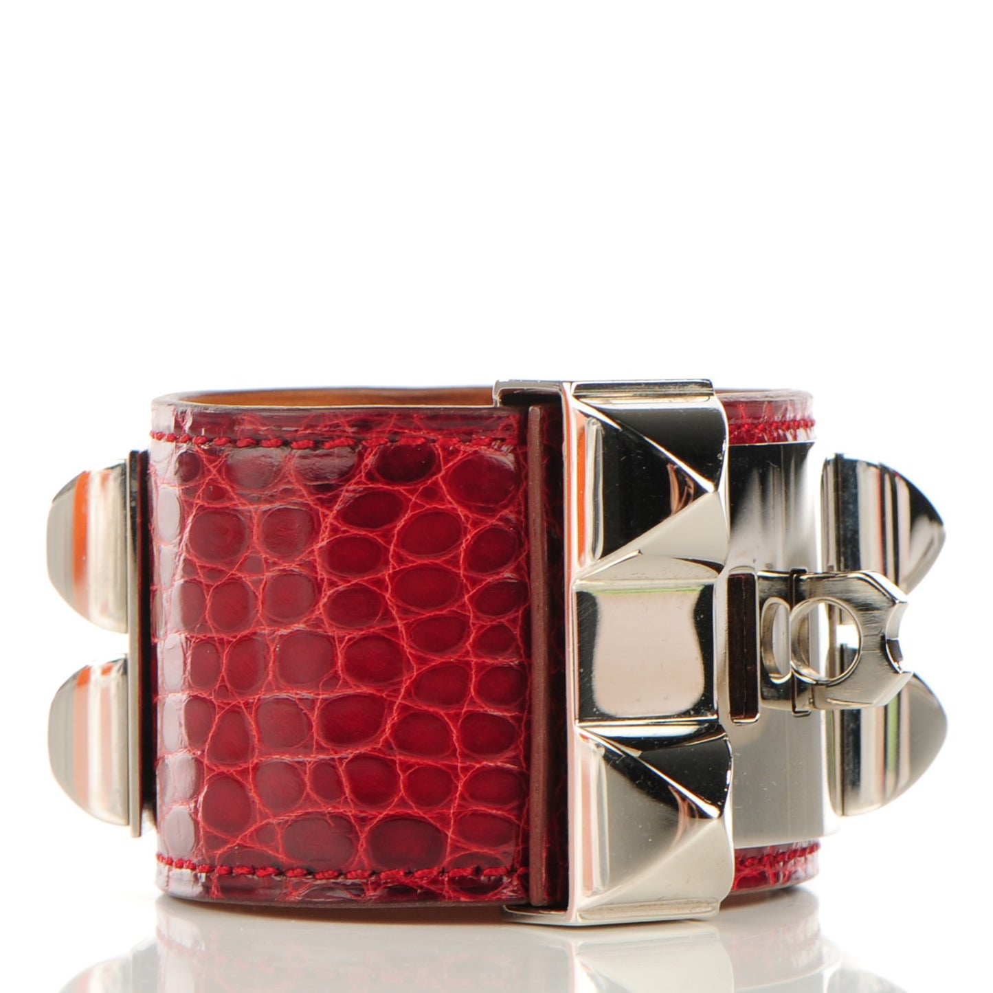 Shiny Alligator Collier De Chien CDC S Bracelet Braise