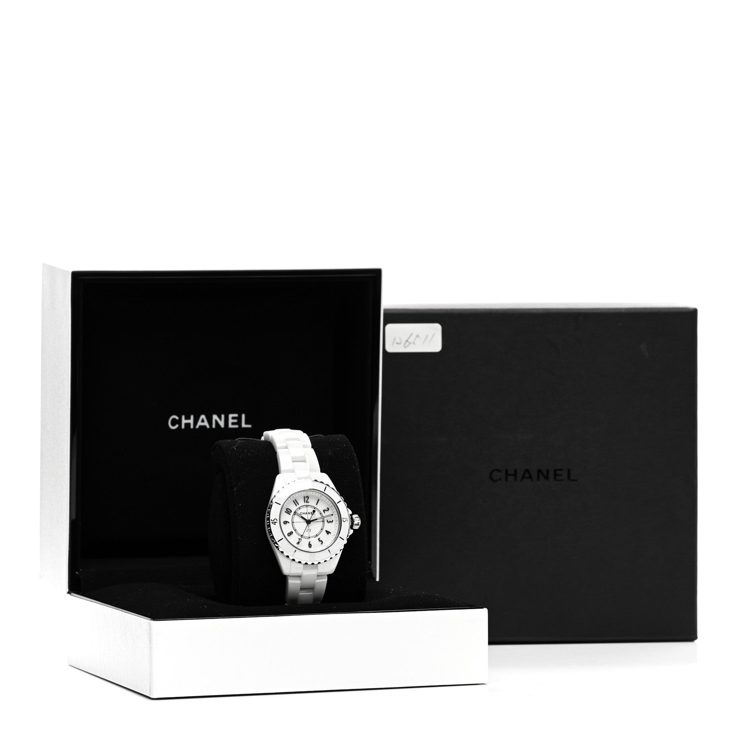 Chanel Stainless Steel Ceramic 33mm J12 Quartz Watch White 5 of 5