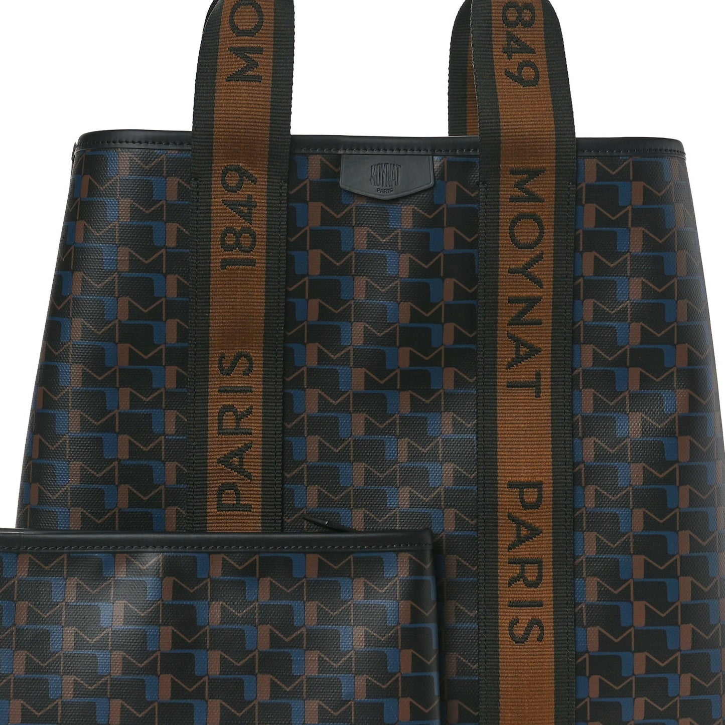 Canvas 1920 M Monogram Tote Black Brown