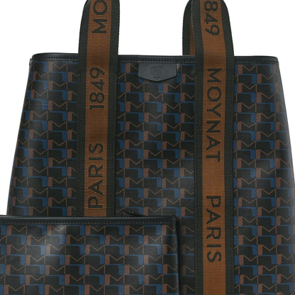 Moynat Canvas 1920 M Monogram Tote Black Brown 8 of 10