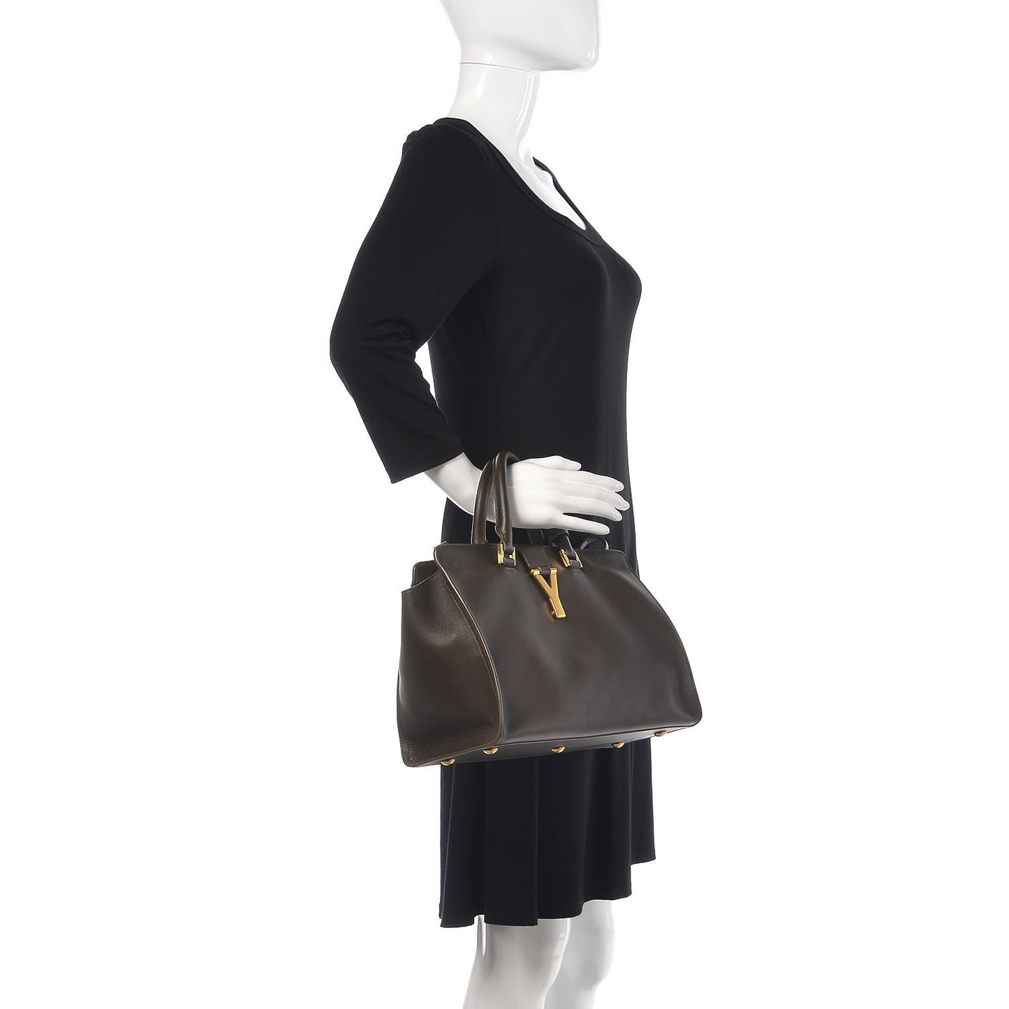 Calfskin Small Classic Y Cabas Mousse