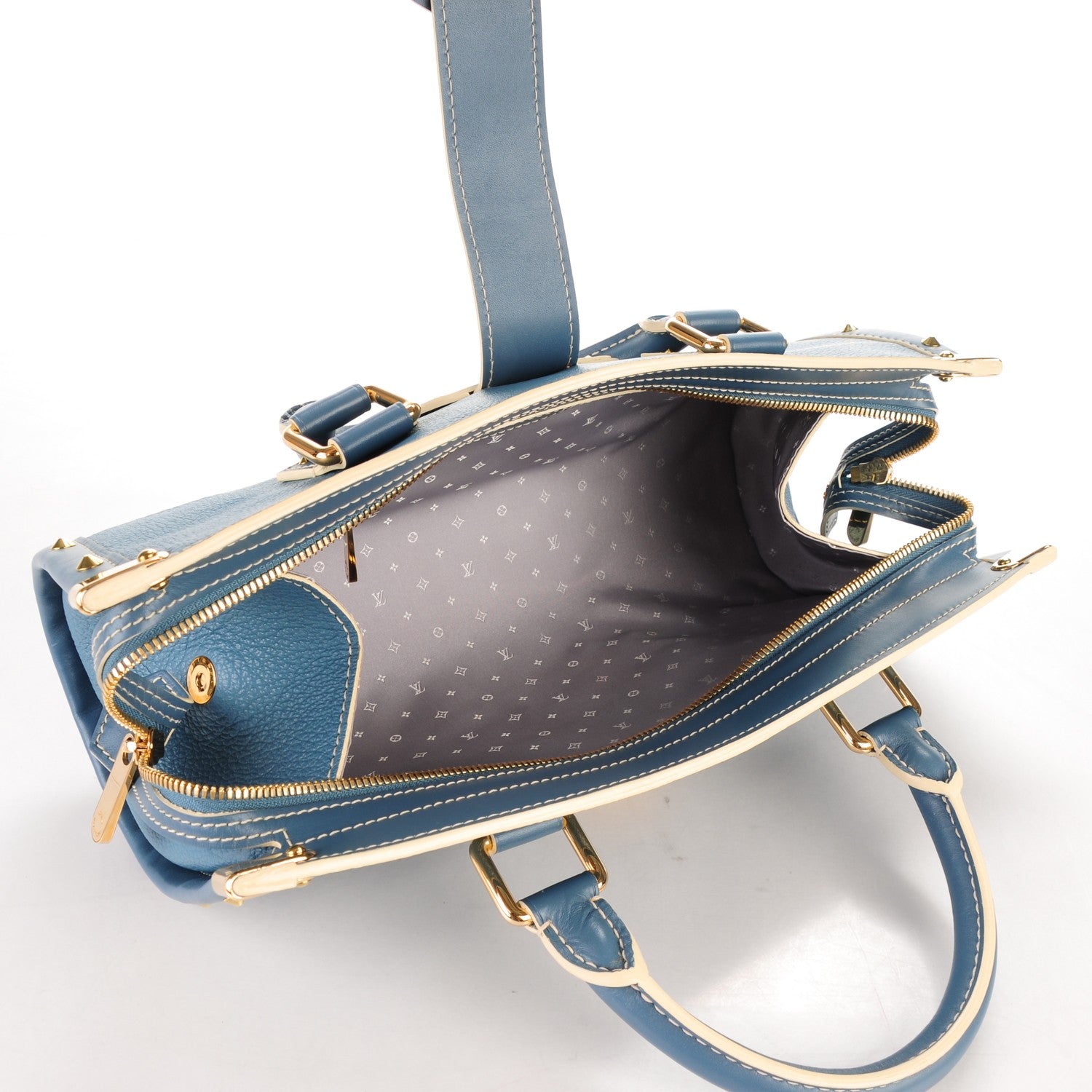 Louis Vuitton Suhali L Epanoui PM Blue 5 of 7